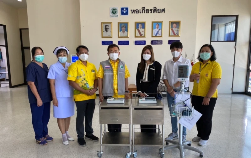 บริษัท วิสและบุตร จำกัด (VSC) ได้บริจาคเครื่องวัดคลื่นไฟฟ้าหัวใจ (EKG Recoreder)