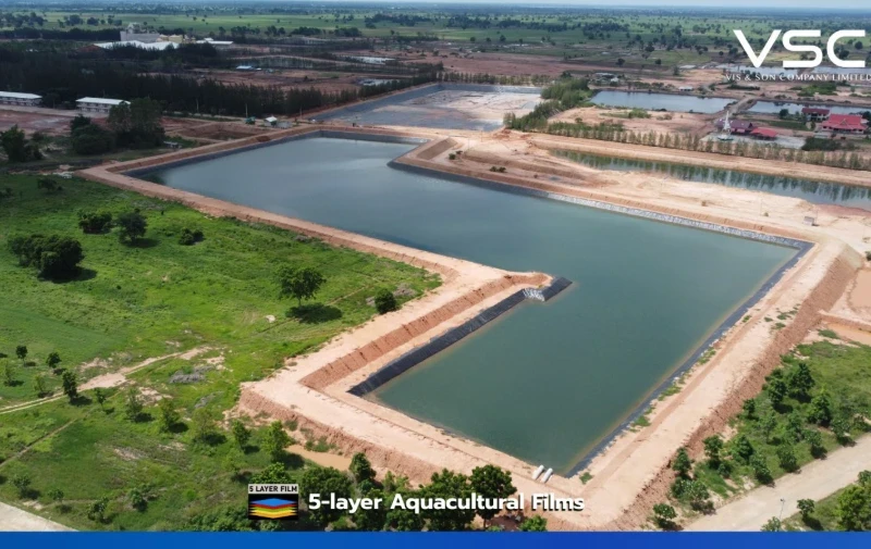 เหมืองแร่โพแทสเซียม โคราช ติดตั้งด้วย HDPE Geomembrane ความหนา 1.5 mm